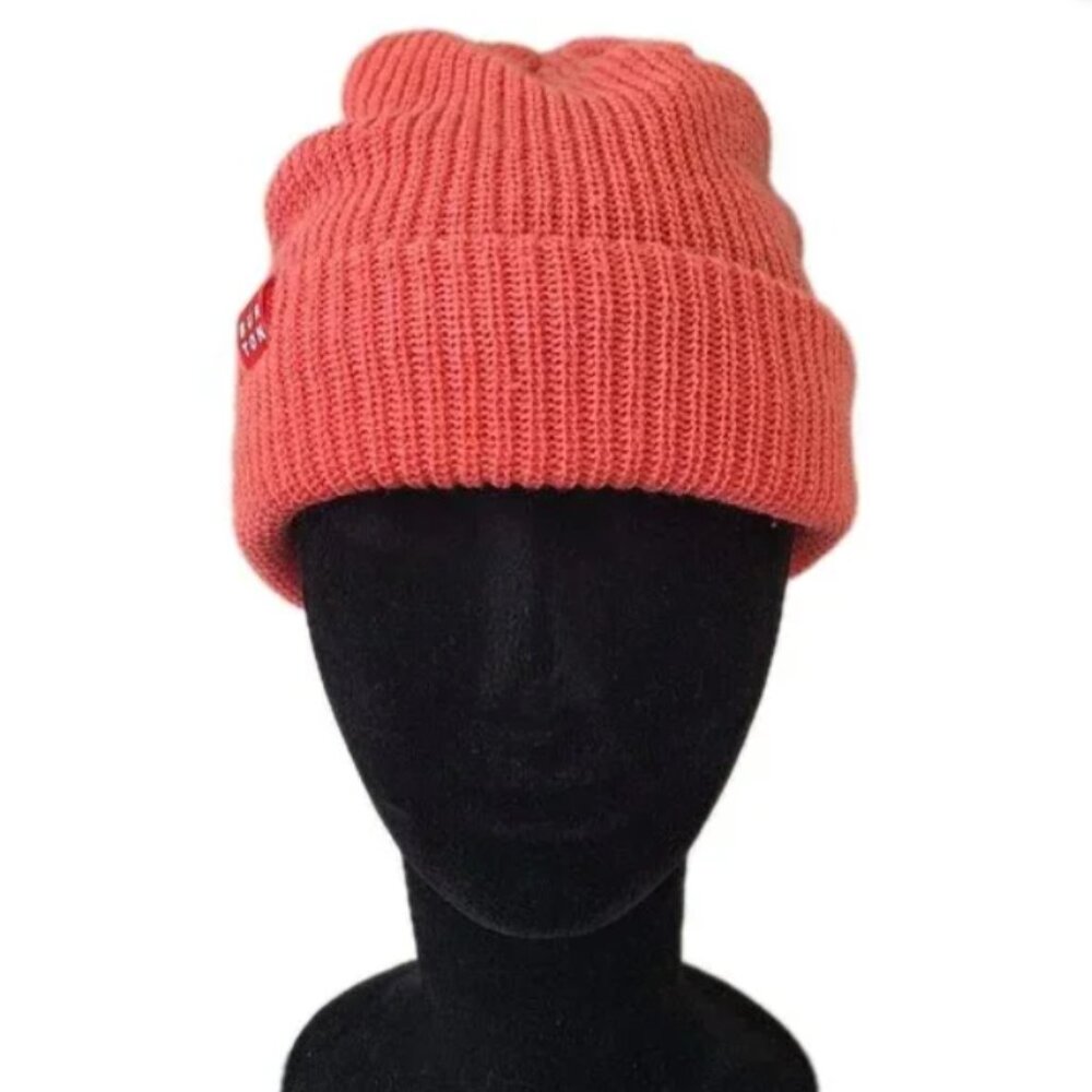 BURTON NEON ORANGE TOQUE WINTER HAT O/S